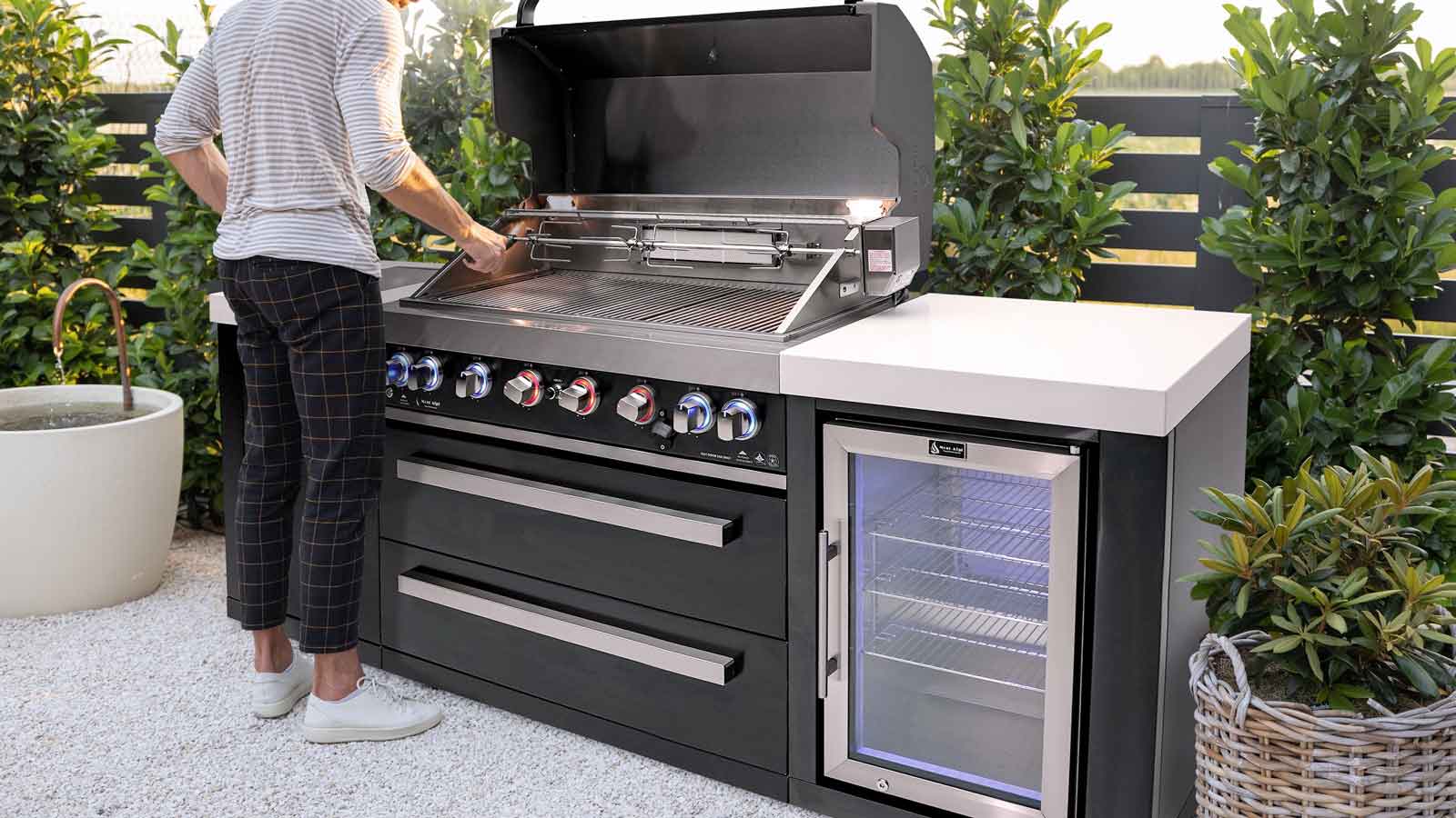 Ready Made PreBuilt BBQ Island